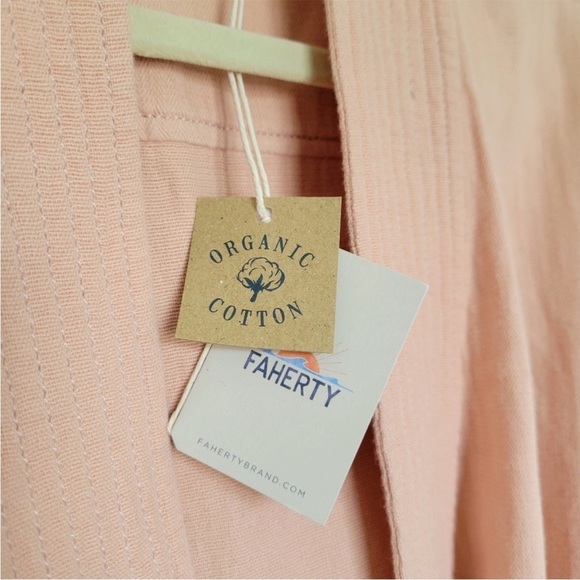 Faherty Hidden Hills Organic Cotton Tie Front Jacket XS NWT - Picture 5 of 10